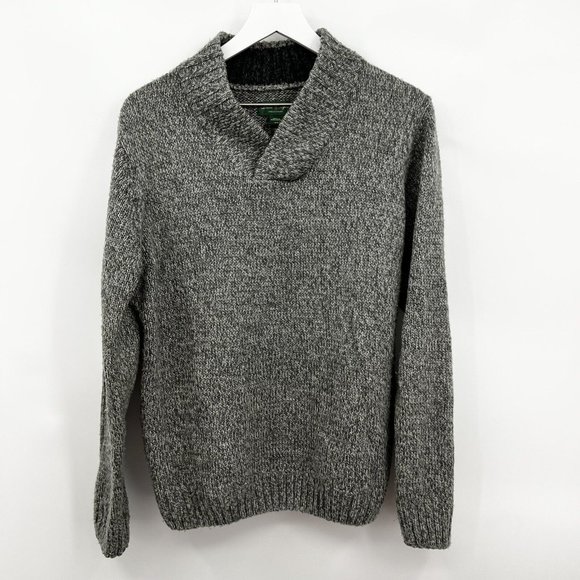 Vintage David Taylor Pullover Sweater Chunky Knit Gray Size Medium - Picture 1 of 6